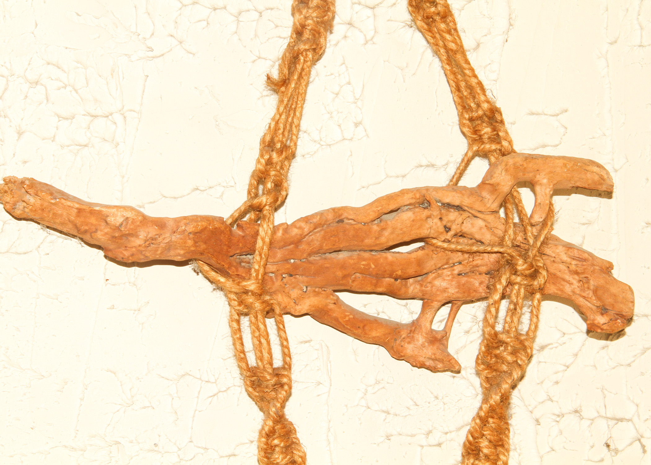 Wood and Rope Hanging Bell Chime