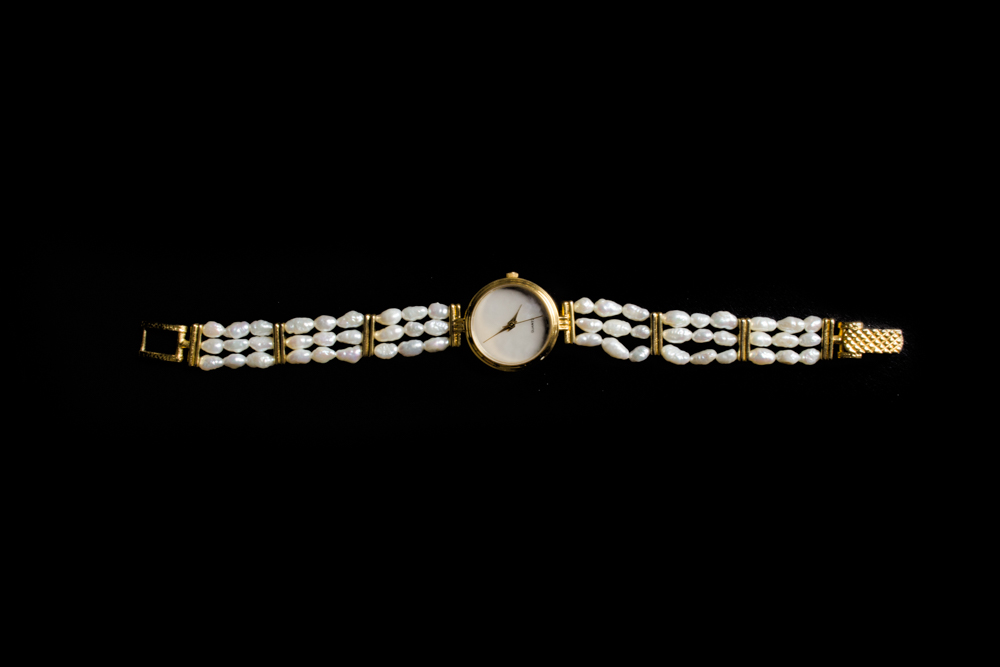 Group of Seed Pearl Necklaces, Bracelet and Watch