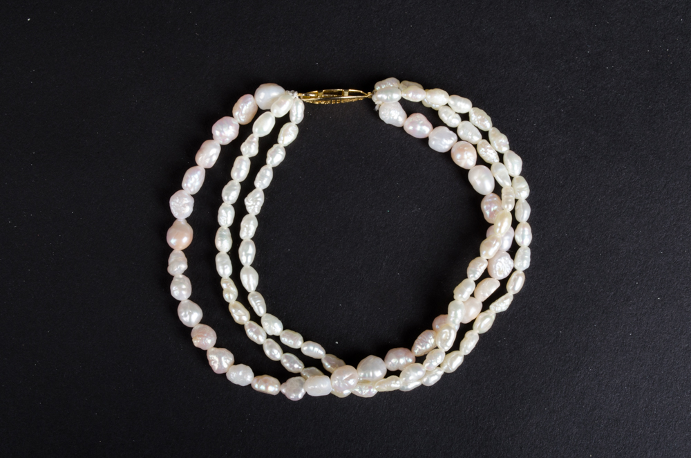 Group of Seed Pearl Necklaces, Bracelet and Watch
