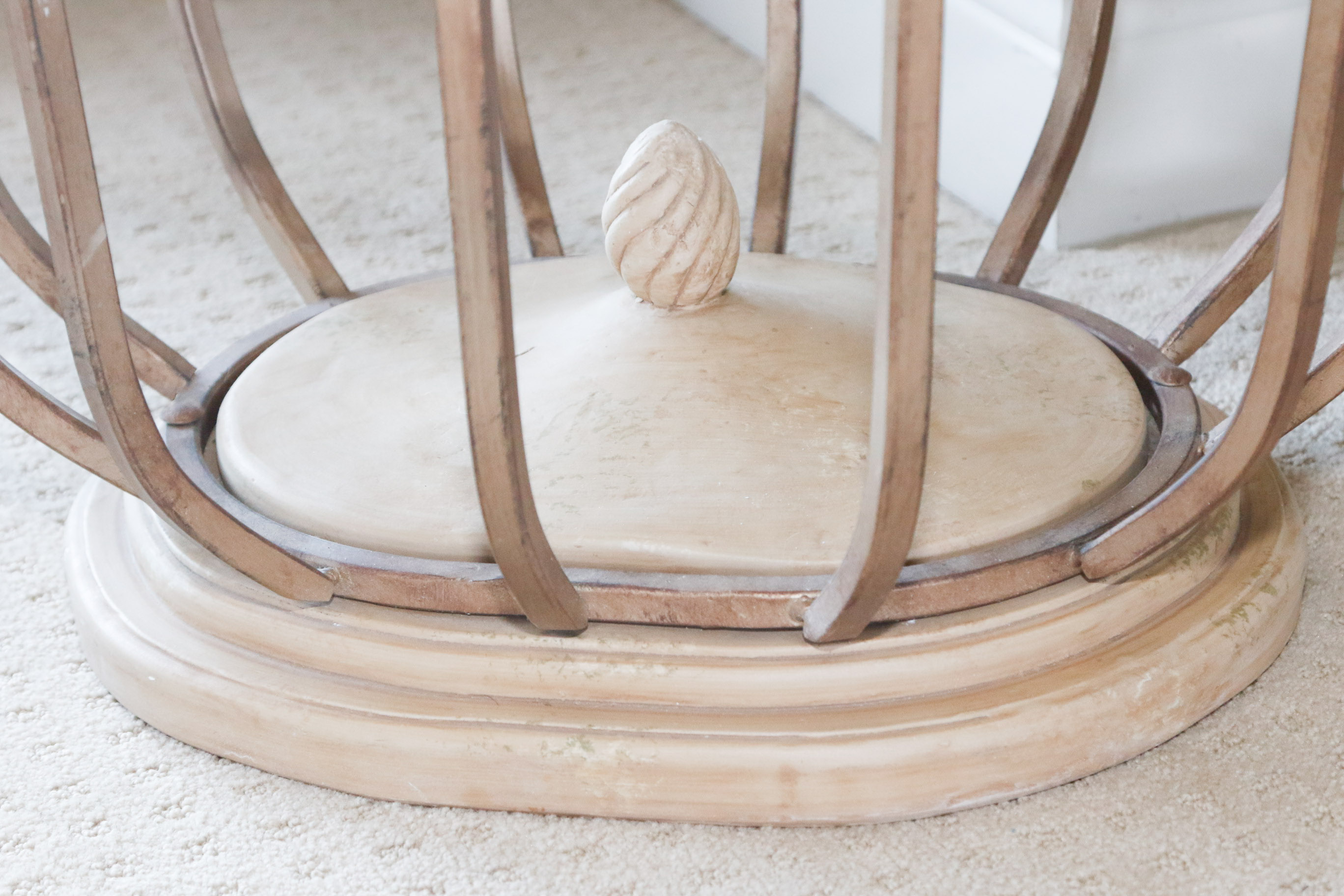 Pair of Glass Top Side Tables