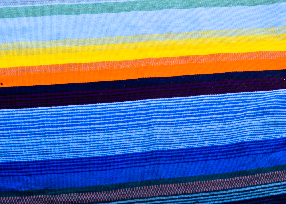 Vintage Finnish Hand Woven Wool Rug