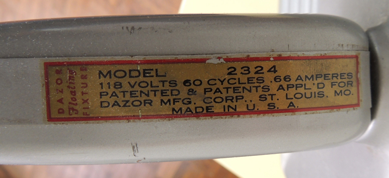 Vintage Dazor Work Lamp and Magnifier Light