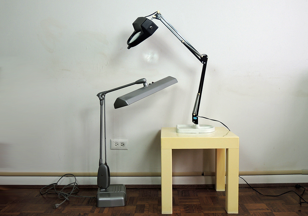 Vintage Dazor Work Lamp and Magnifier Light