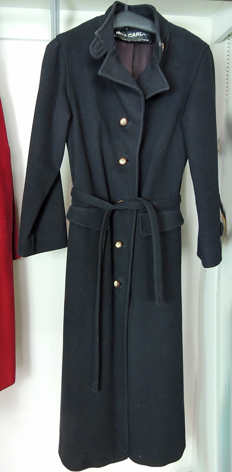 Two Women's Vintage Coats and Leather Jacket