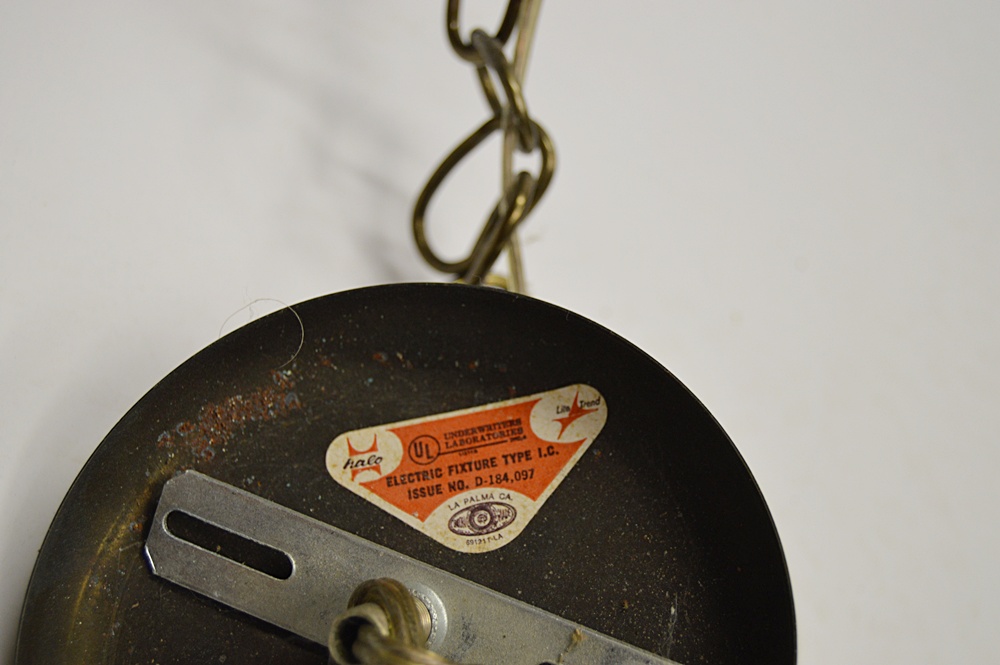 Paneled Glass Chandelier