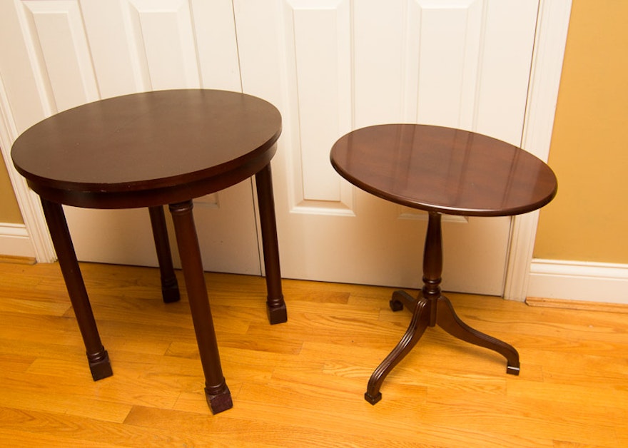 The Bombay Company Folding End Table