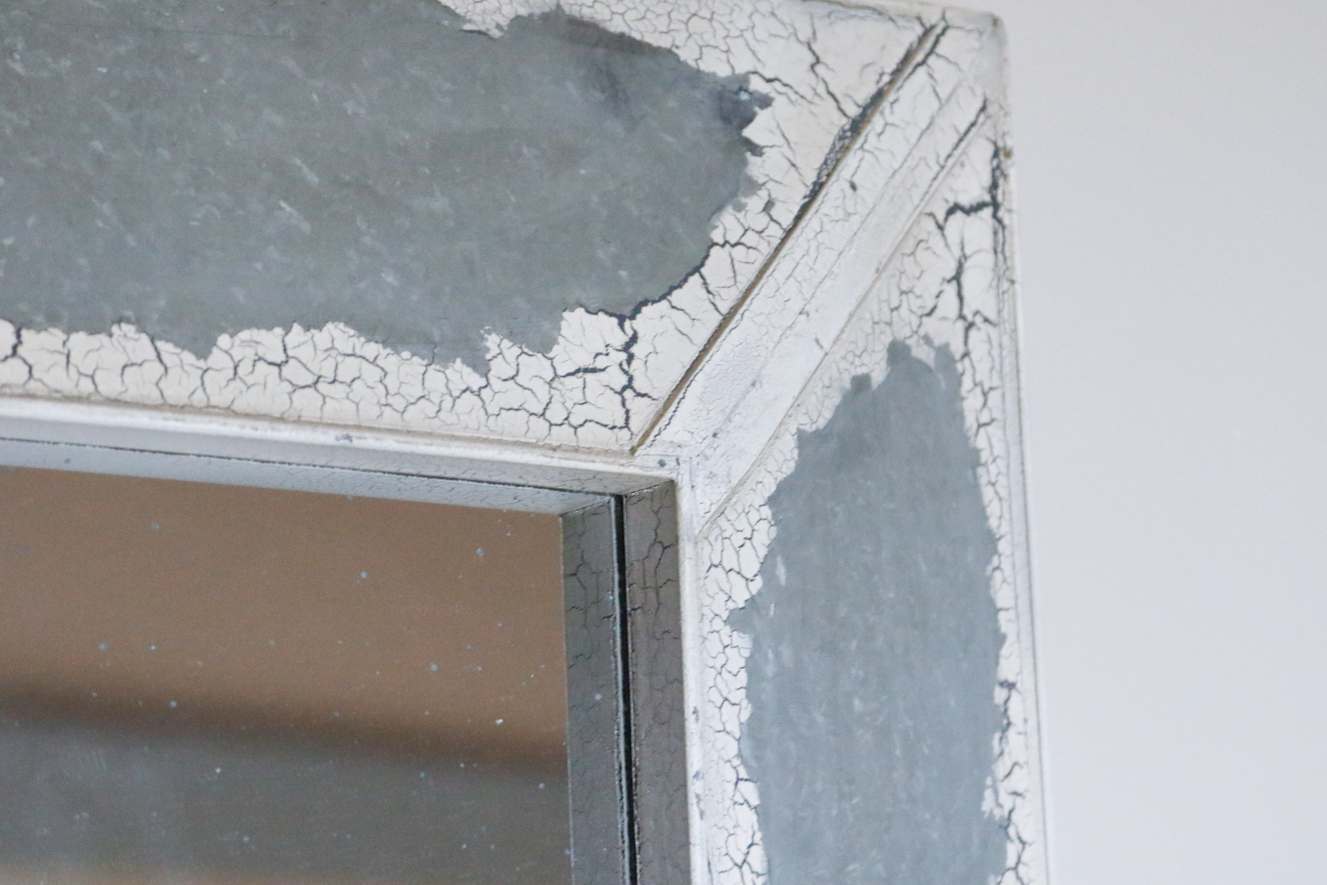 Pair of Distressed Mercury Style Wall Mirrors