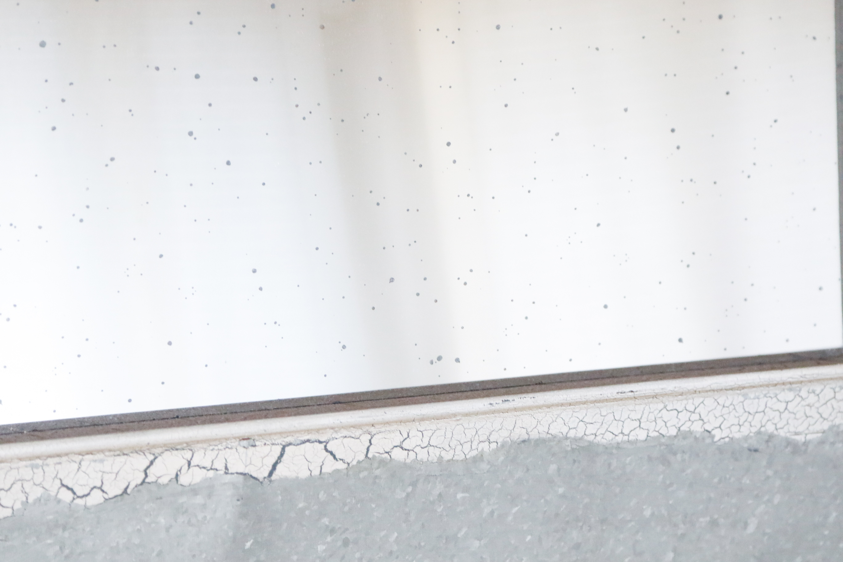 Pair of Distressed Mercury Style Wall Mirrors