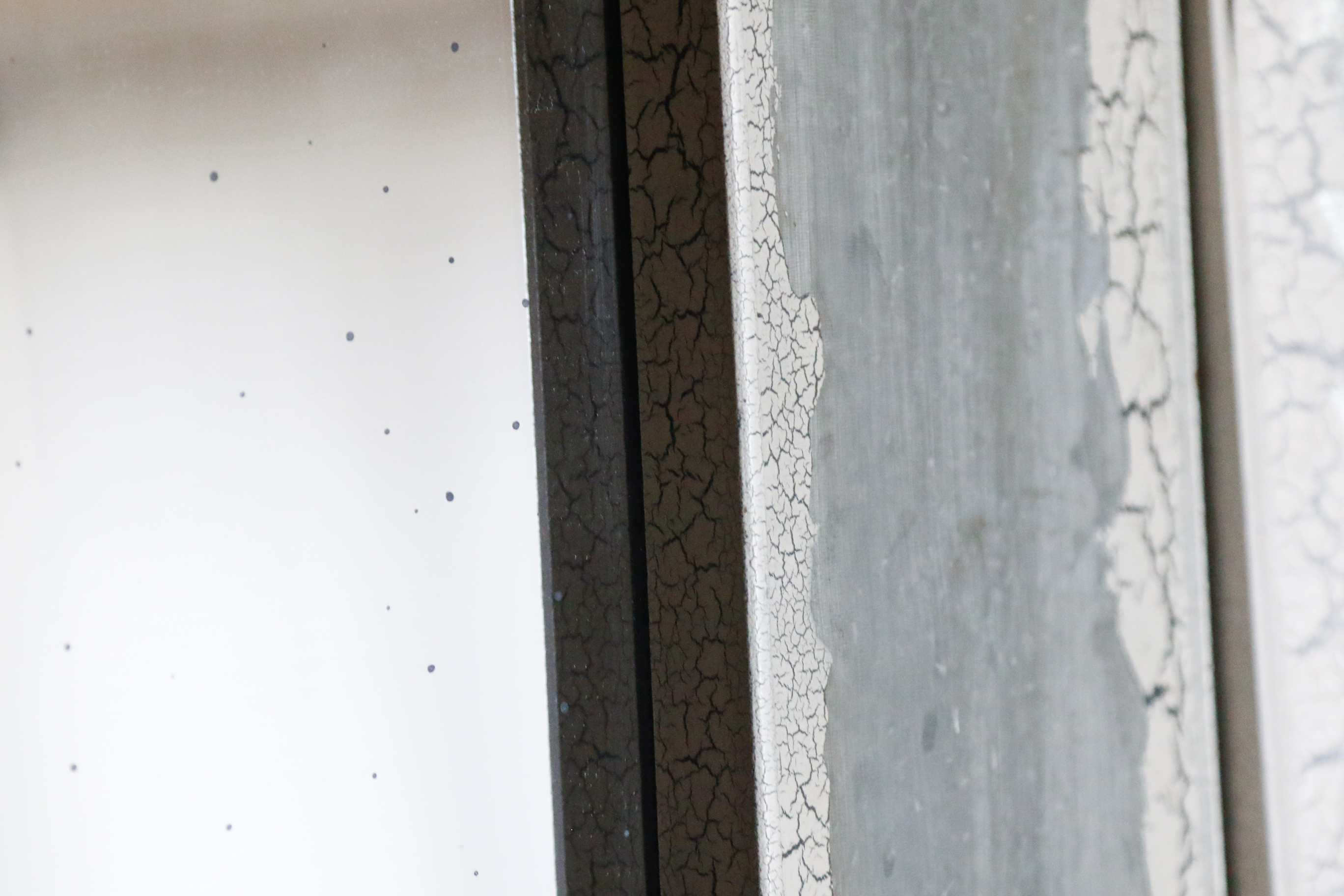 Pair of Distressed Mercury Style Wall Mirrors