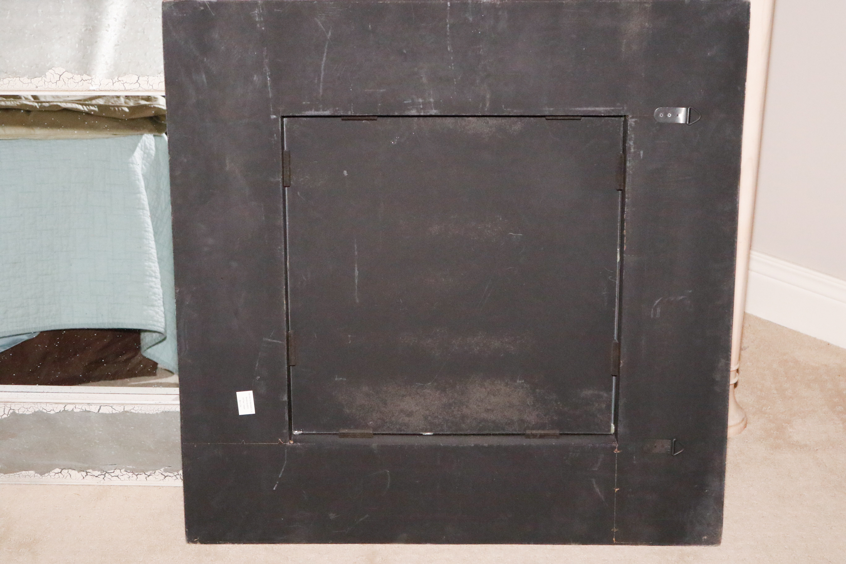 Pair of Distressed Mercury Style Wall Mirrors