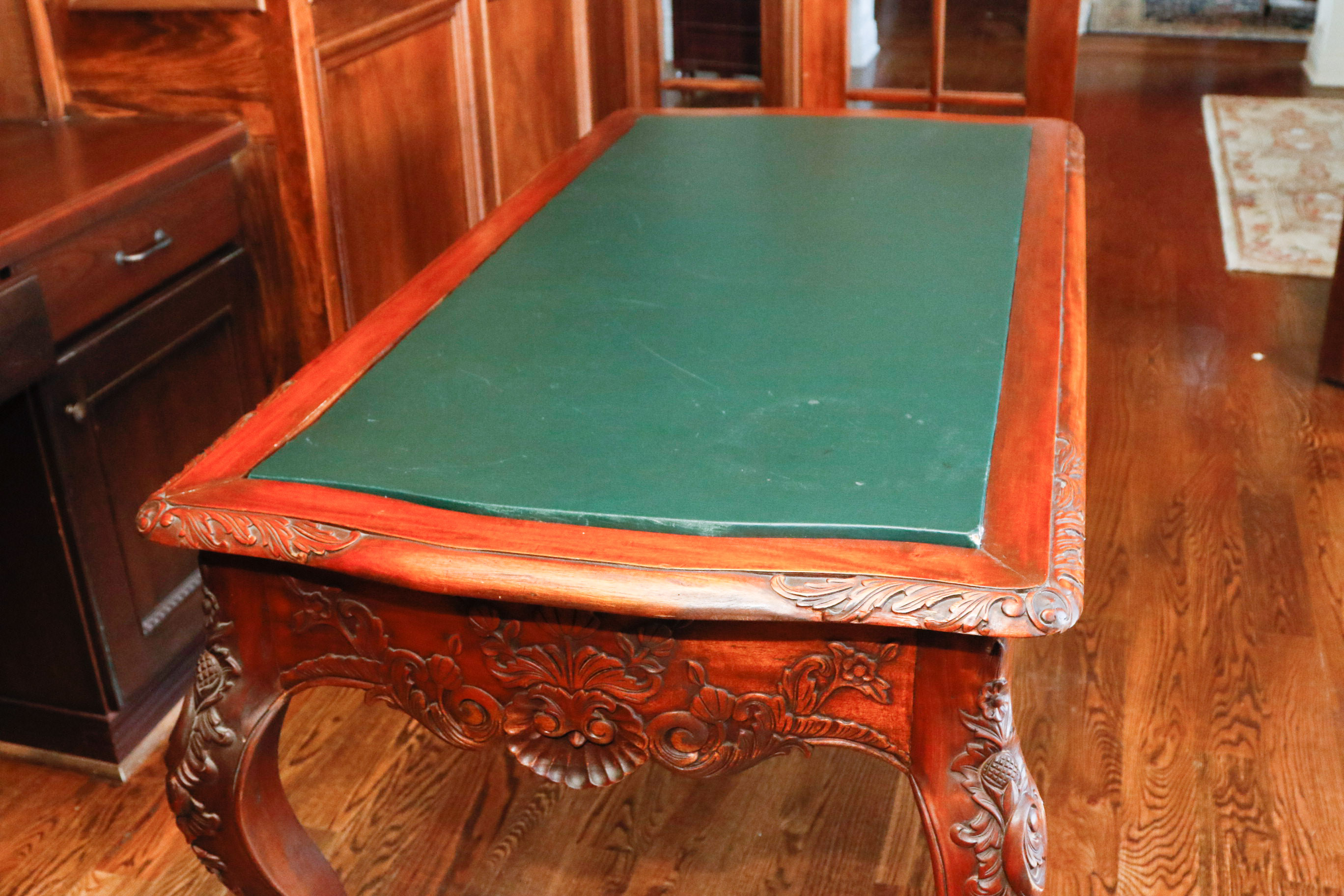 Louis XV Baroque Style Bureau Plat