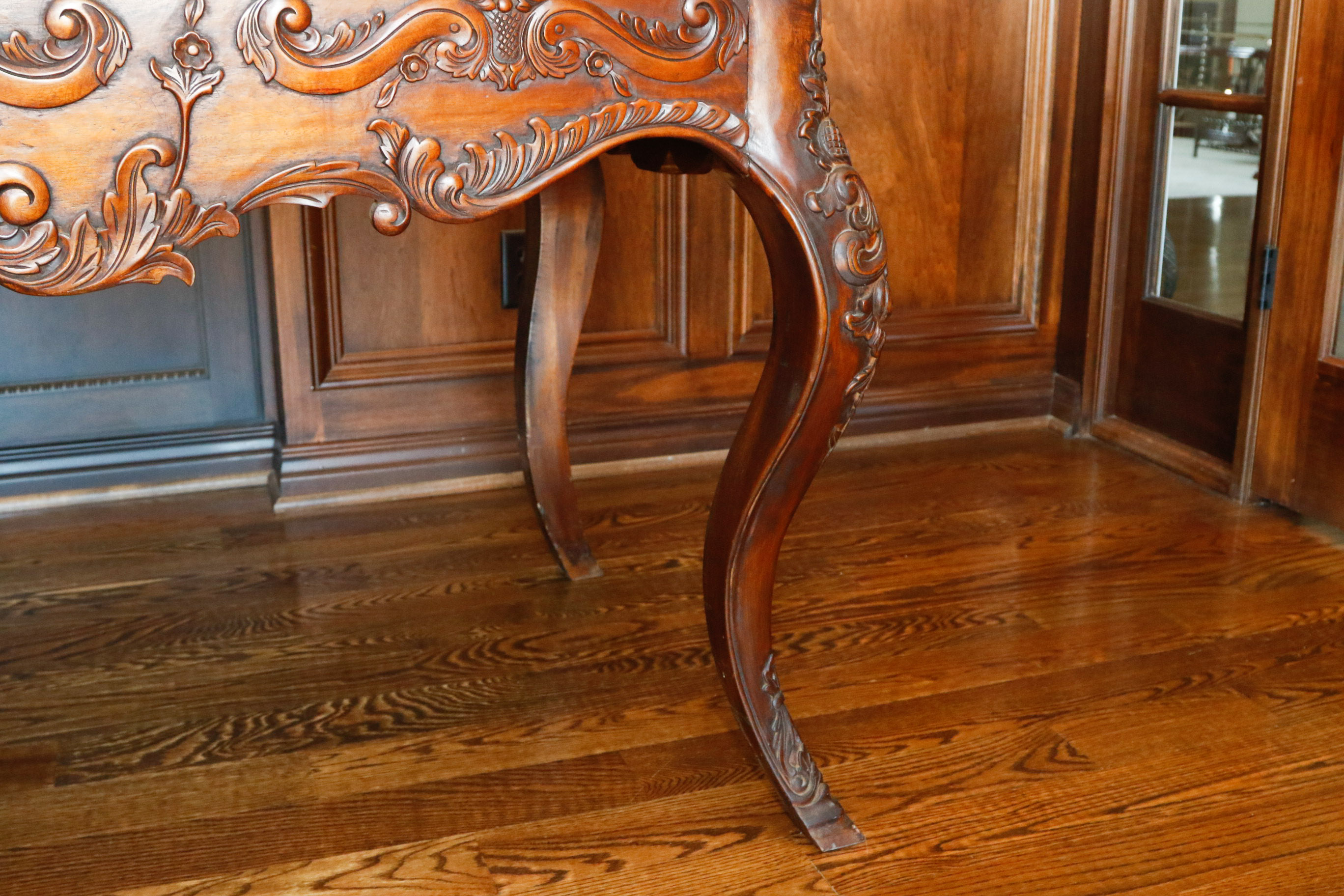 Louis XV Baroque Style Bureau Plat