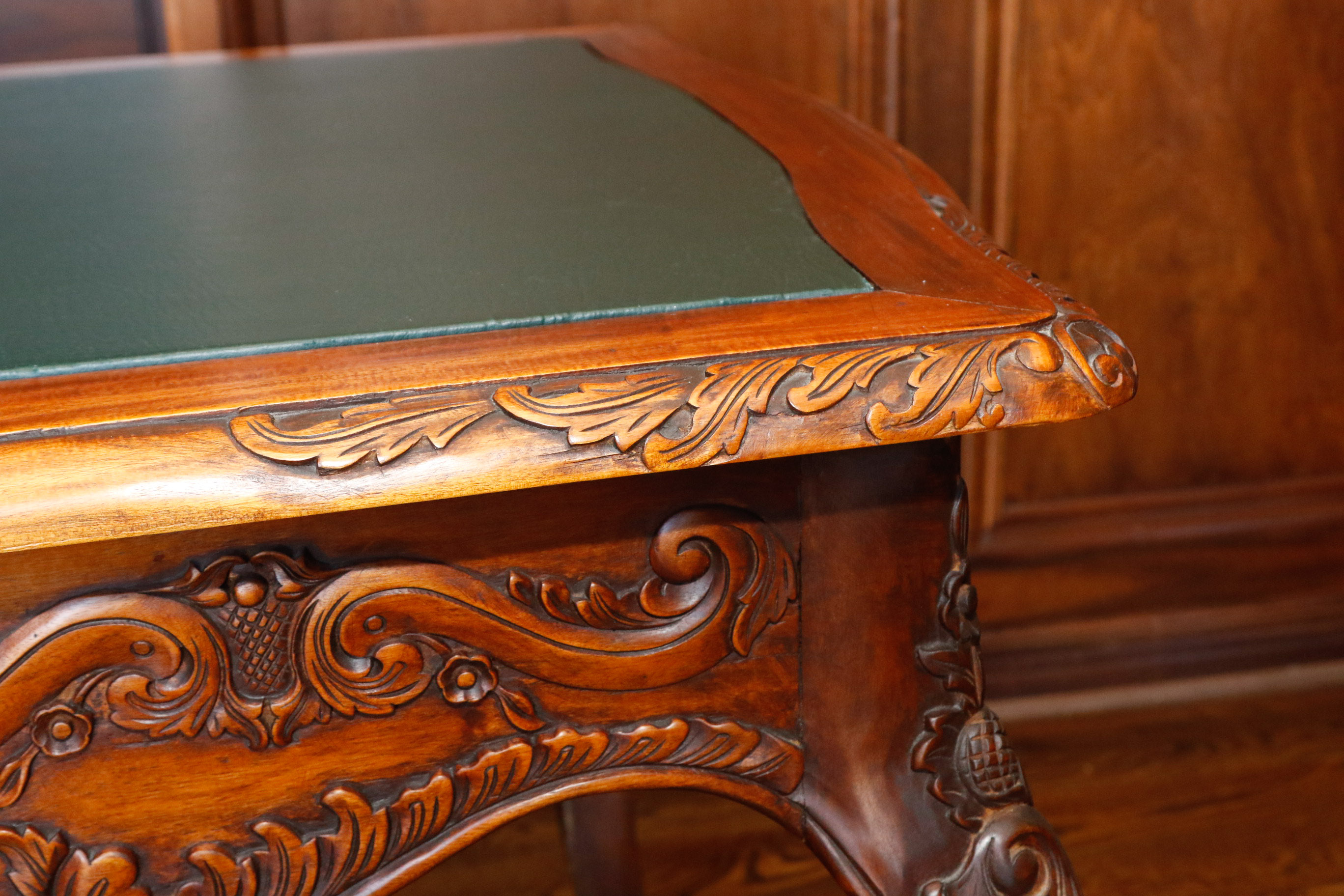 Louis XV Baroque Style Bureau Plat