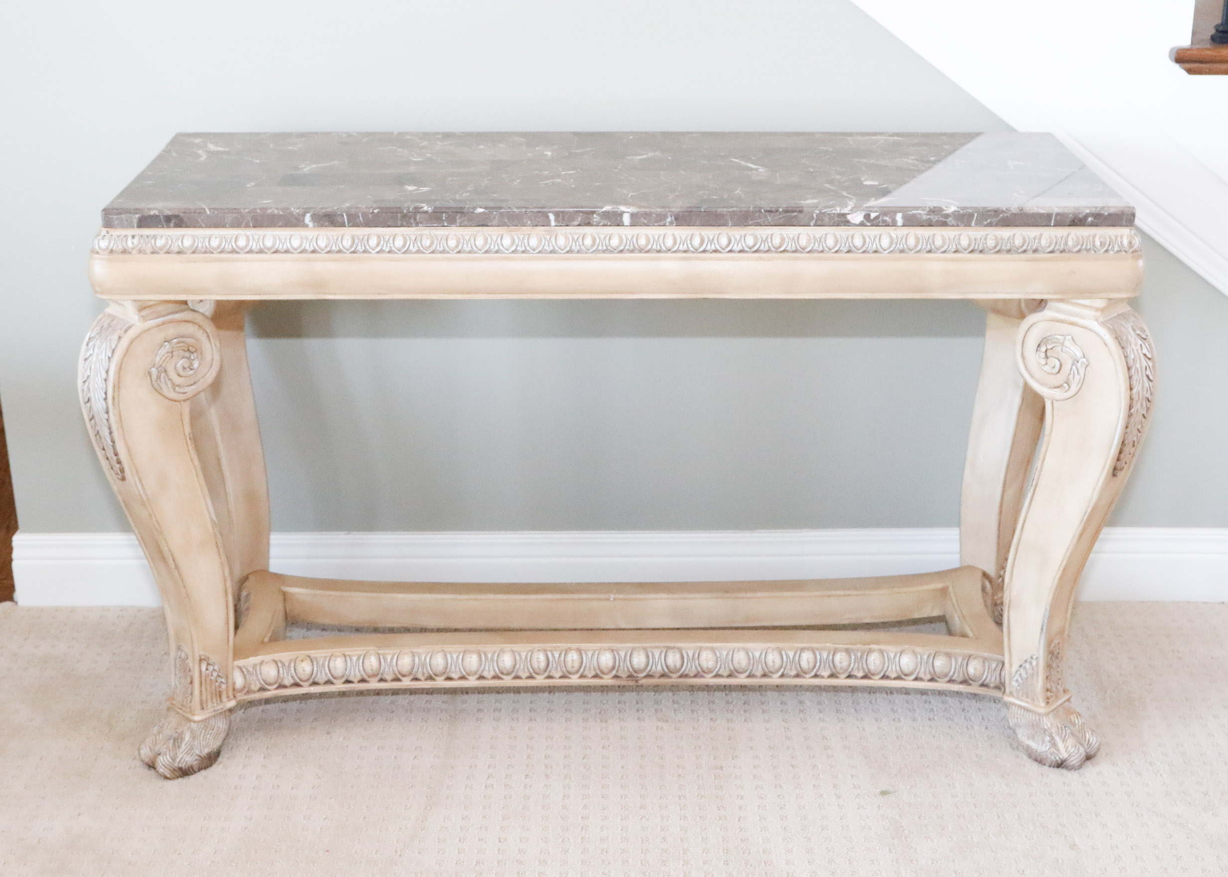 Marble Top Sofa Table