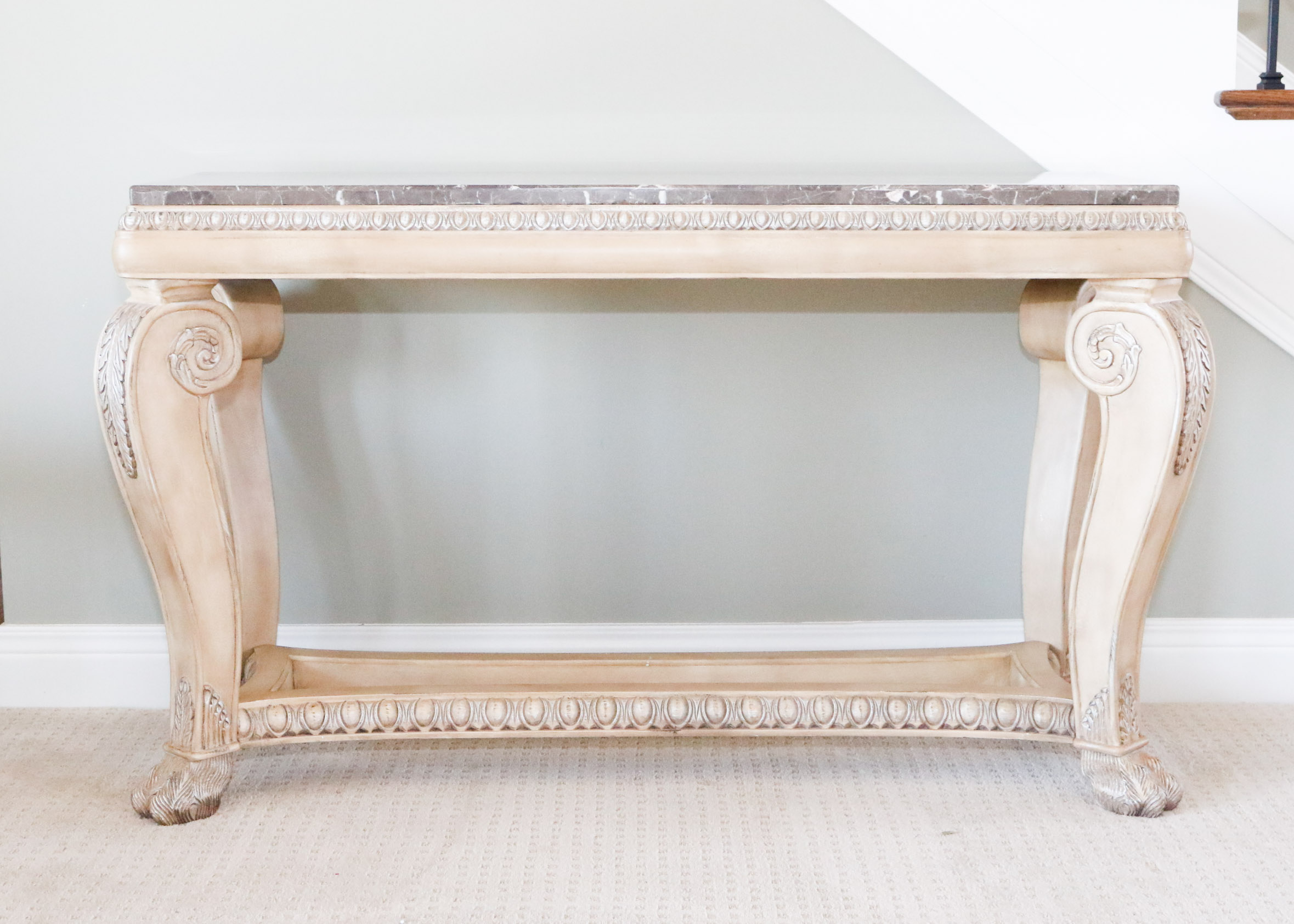 Marble Top Sofa Table