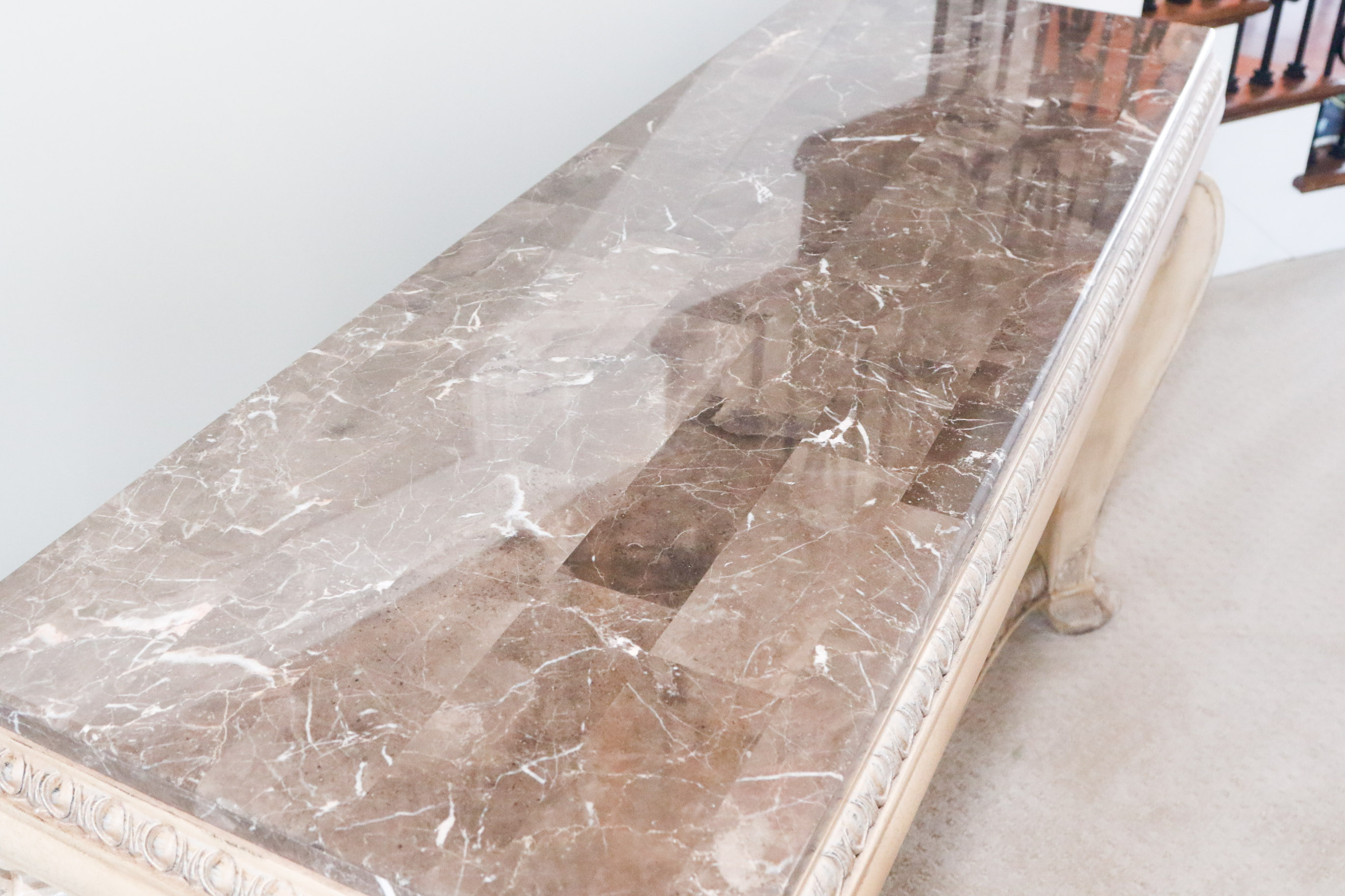 Marble Top Sofa Table