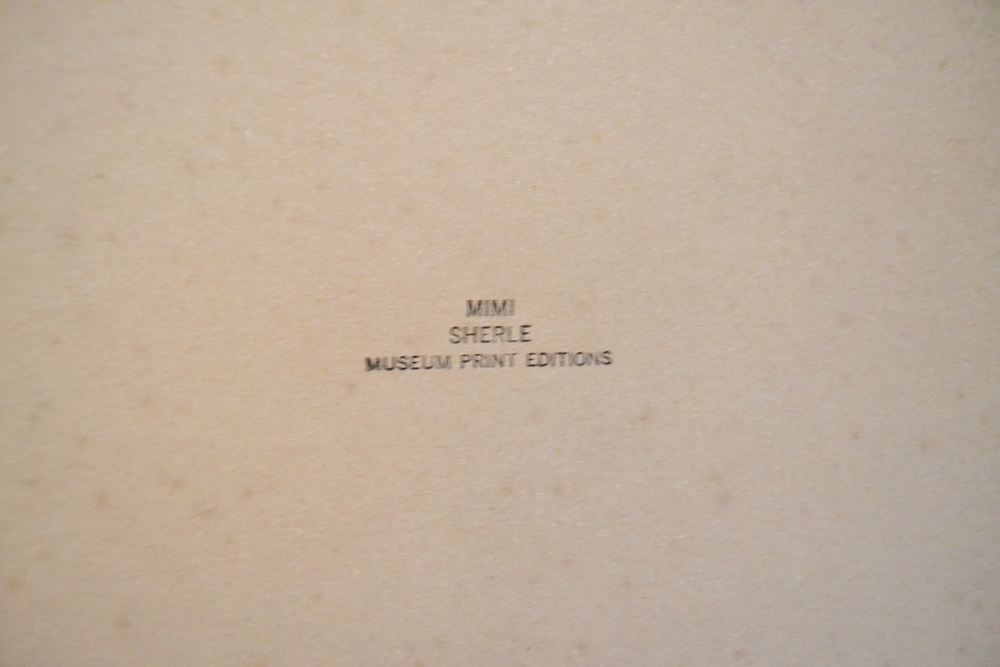 Two Vintage 196s Big Eye Prints By Sherle Wood & Irene Spencer