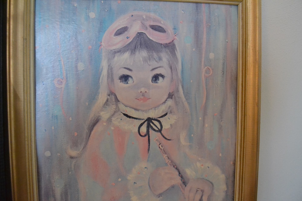 Two Vintage 196s Big Eye Prints By Sherle Wood & Irene Spencer