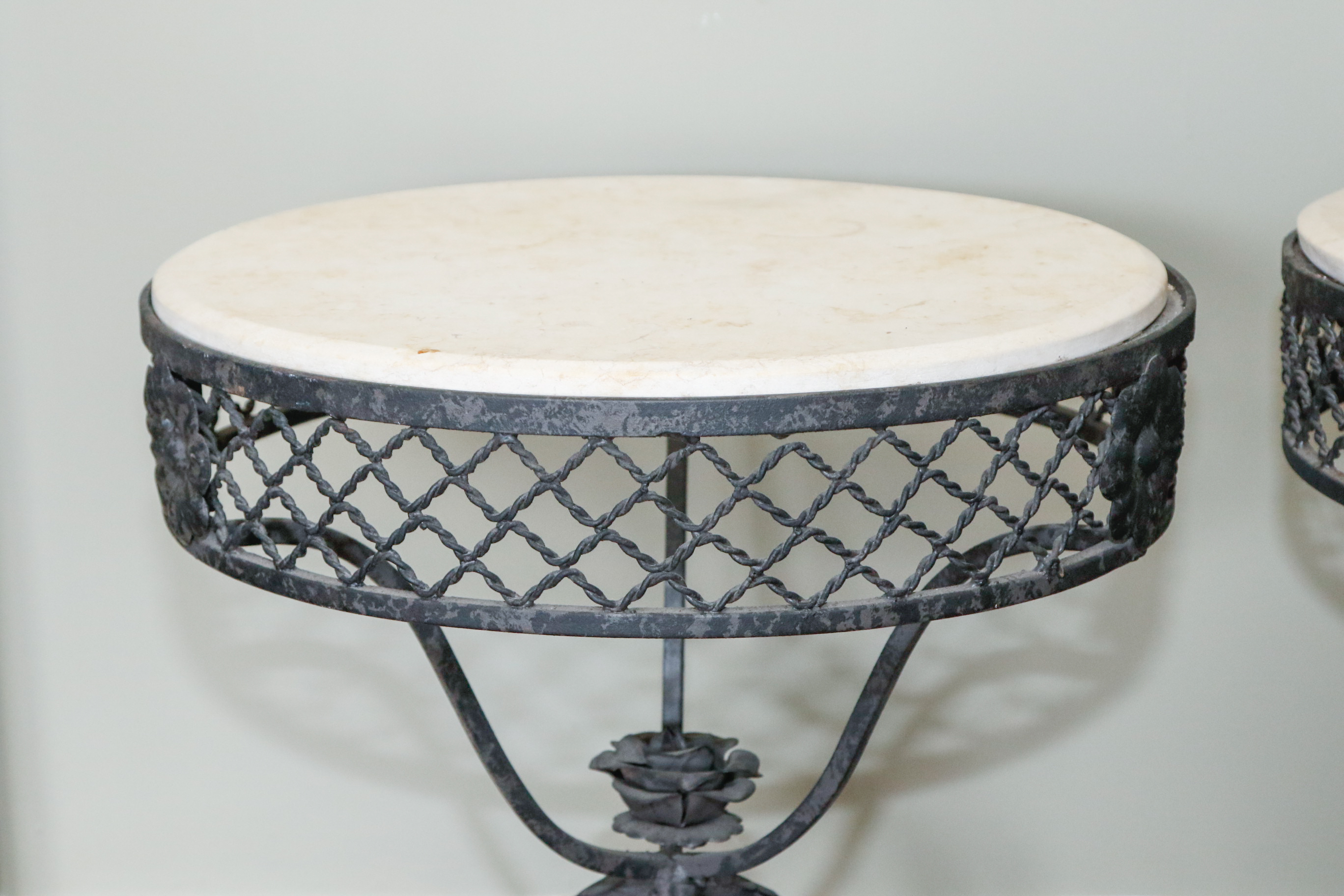 Decorative Round Top Side Tables