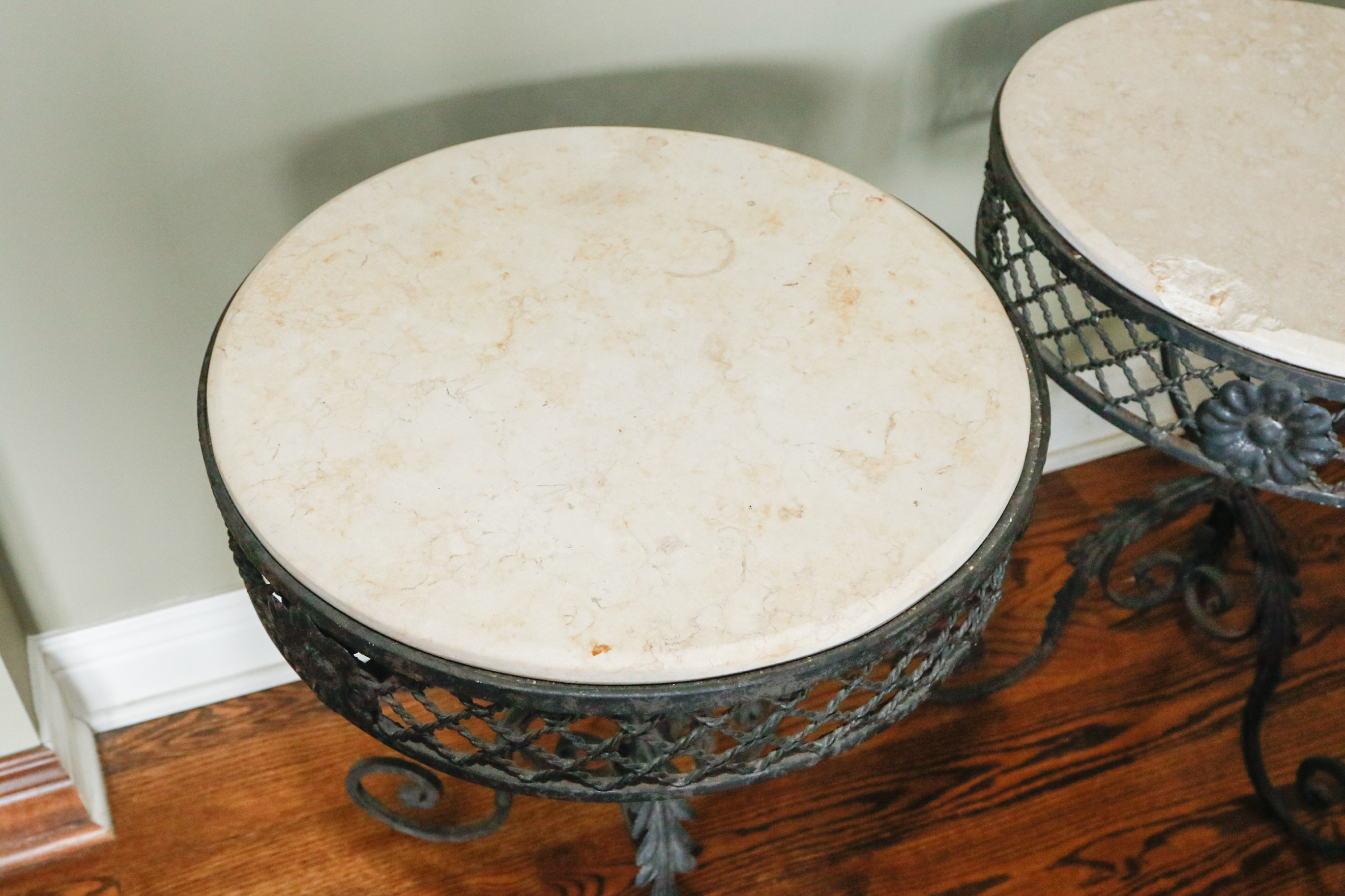 Decorative Round Top Side Tables
