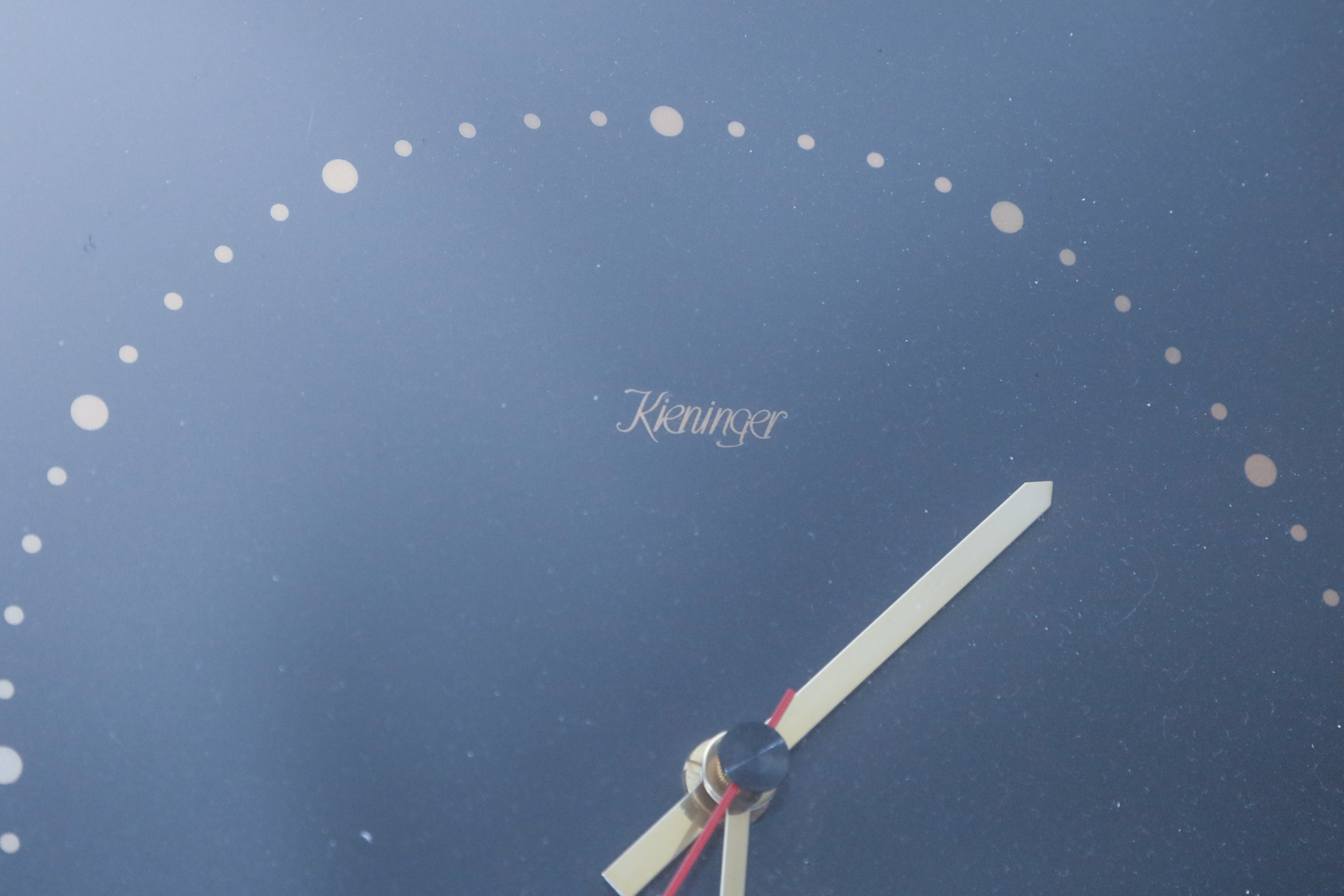 Kieninger Modernist Cherry Floor Clock