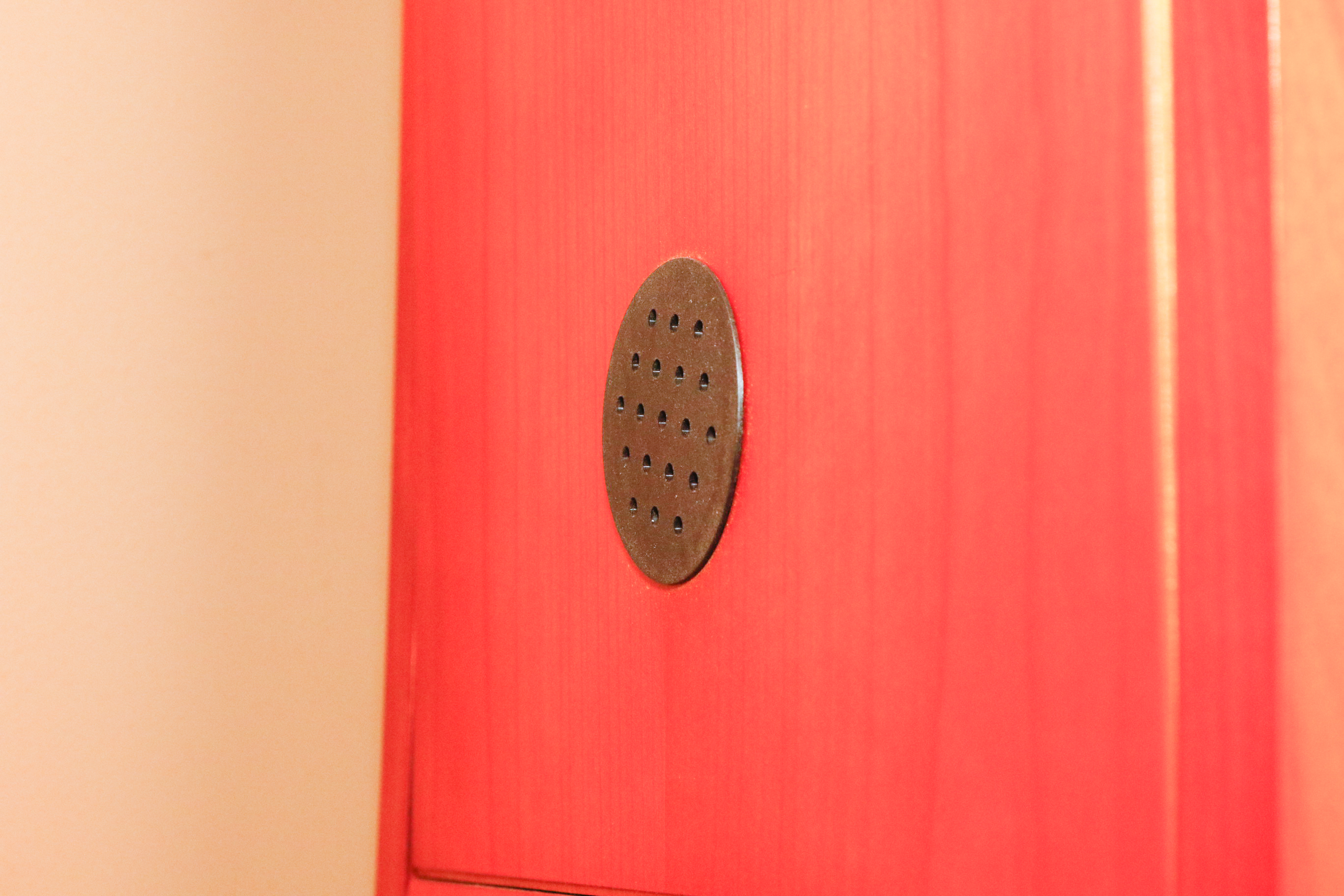 Kieninger Modernist Cherry Floor Clock