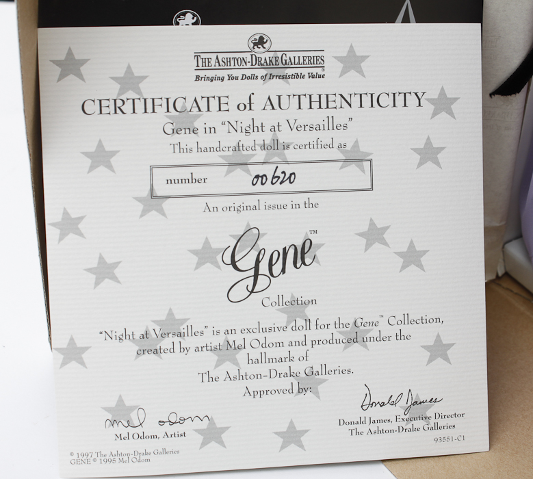 Ashton Drake Galleries "Gene" Fashion Dolls