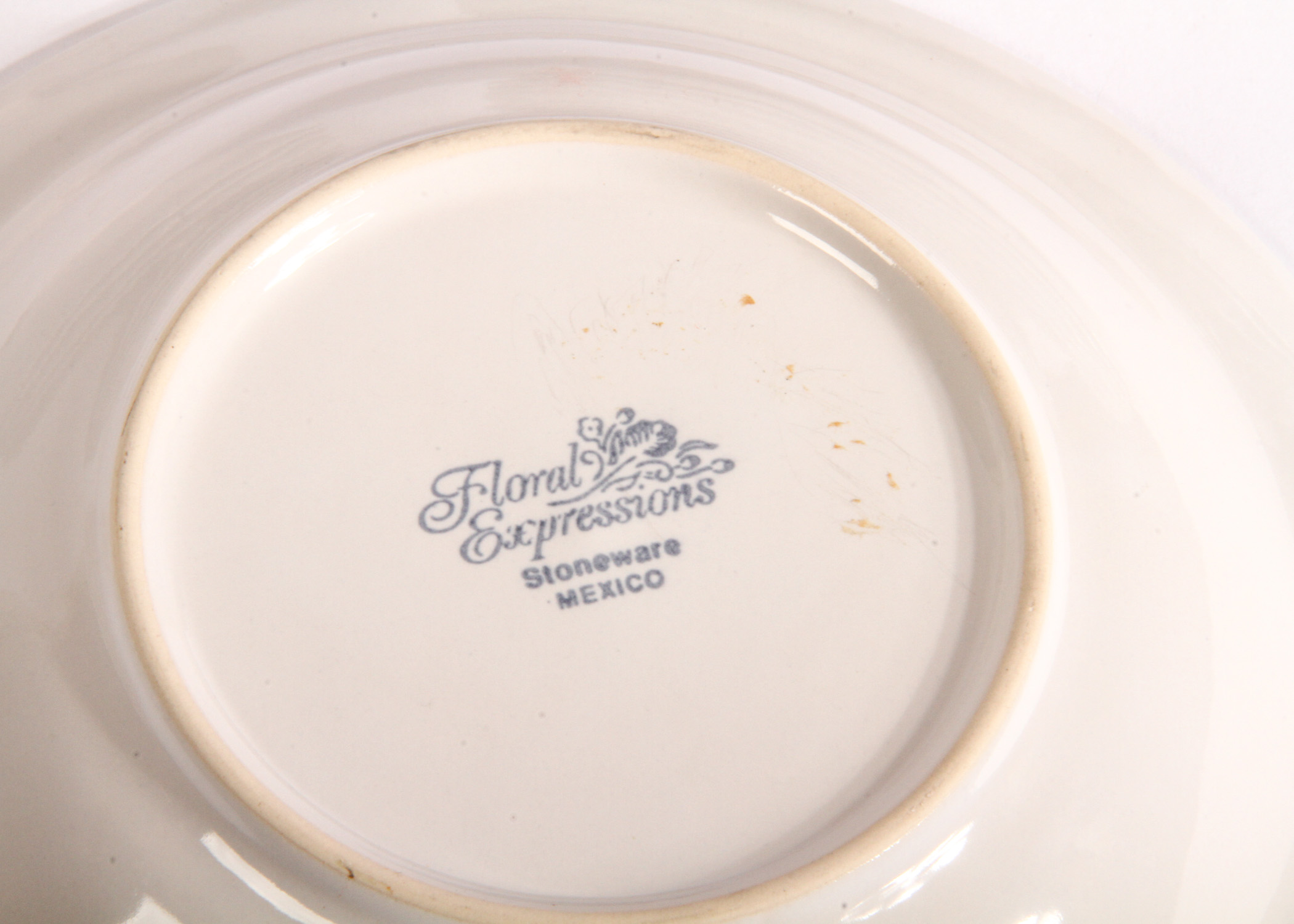 Vintage Stoneware Dishes by Floral Expressions