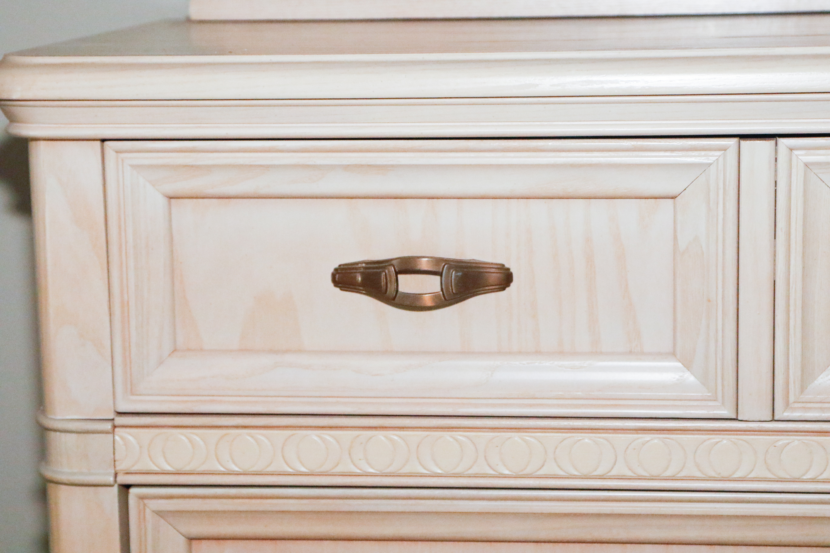 Bassett Furniture Highboy with Mirror