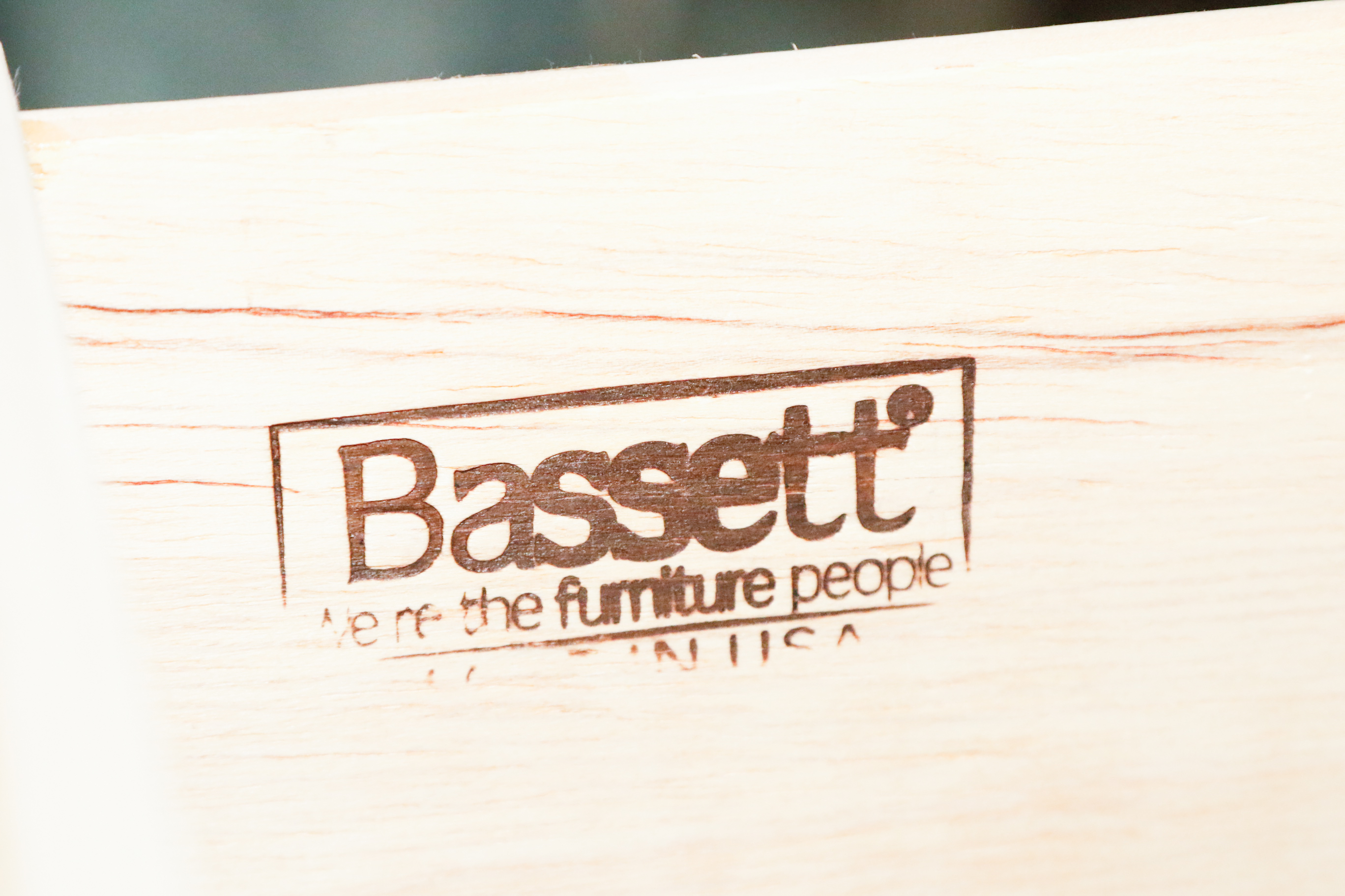 Bassett Furniture Highboy with Mirror