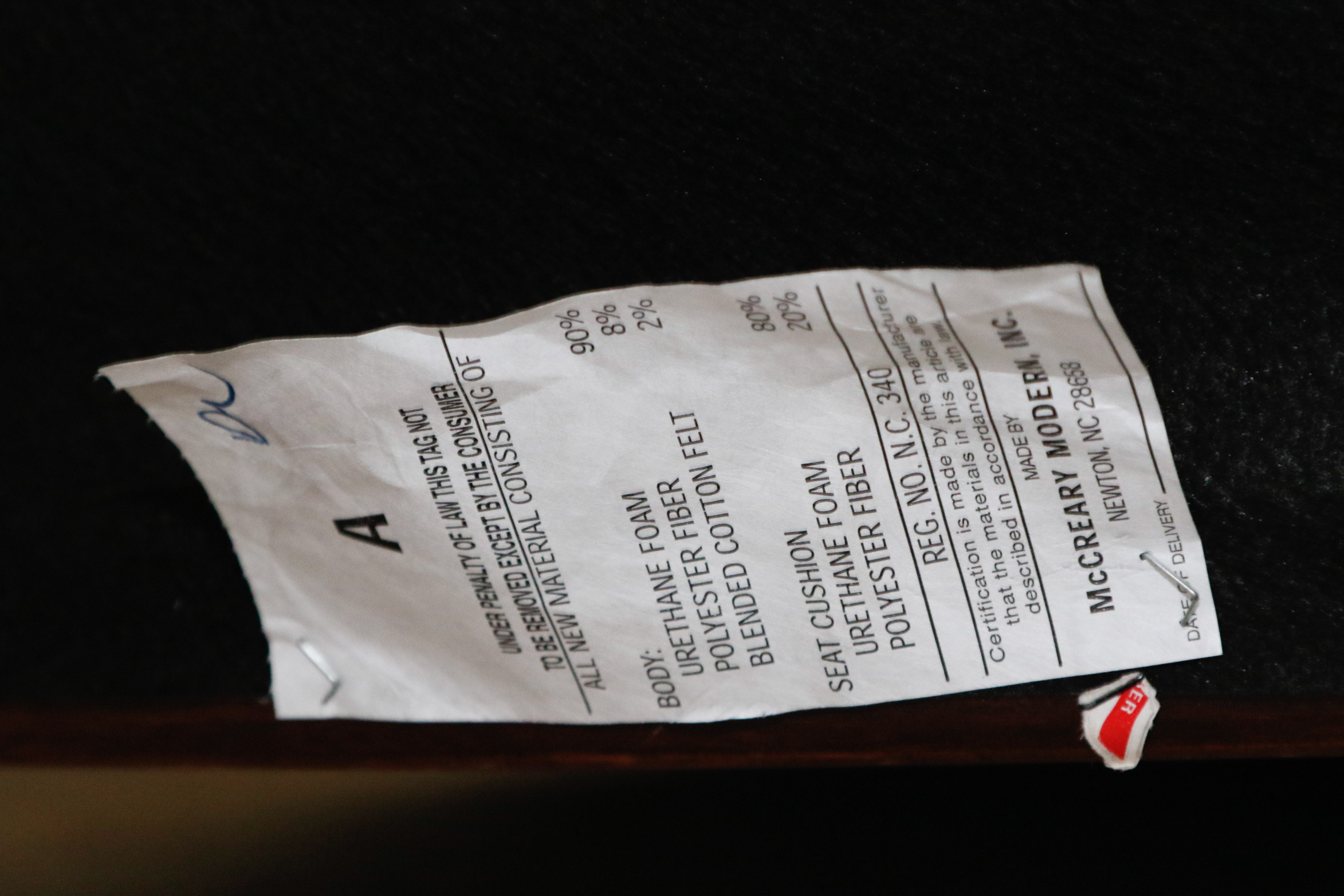 Upholstered Mahogany Chauffeuse