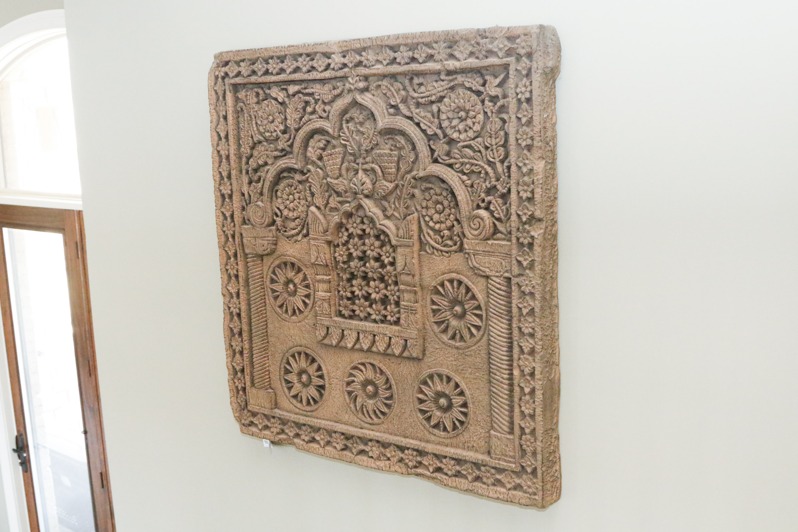 Faux Stone Relief Cast Wall Panel