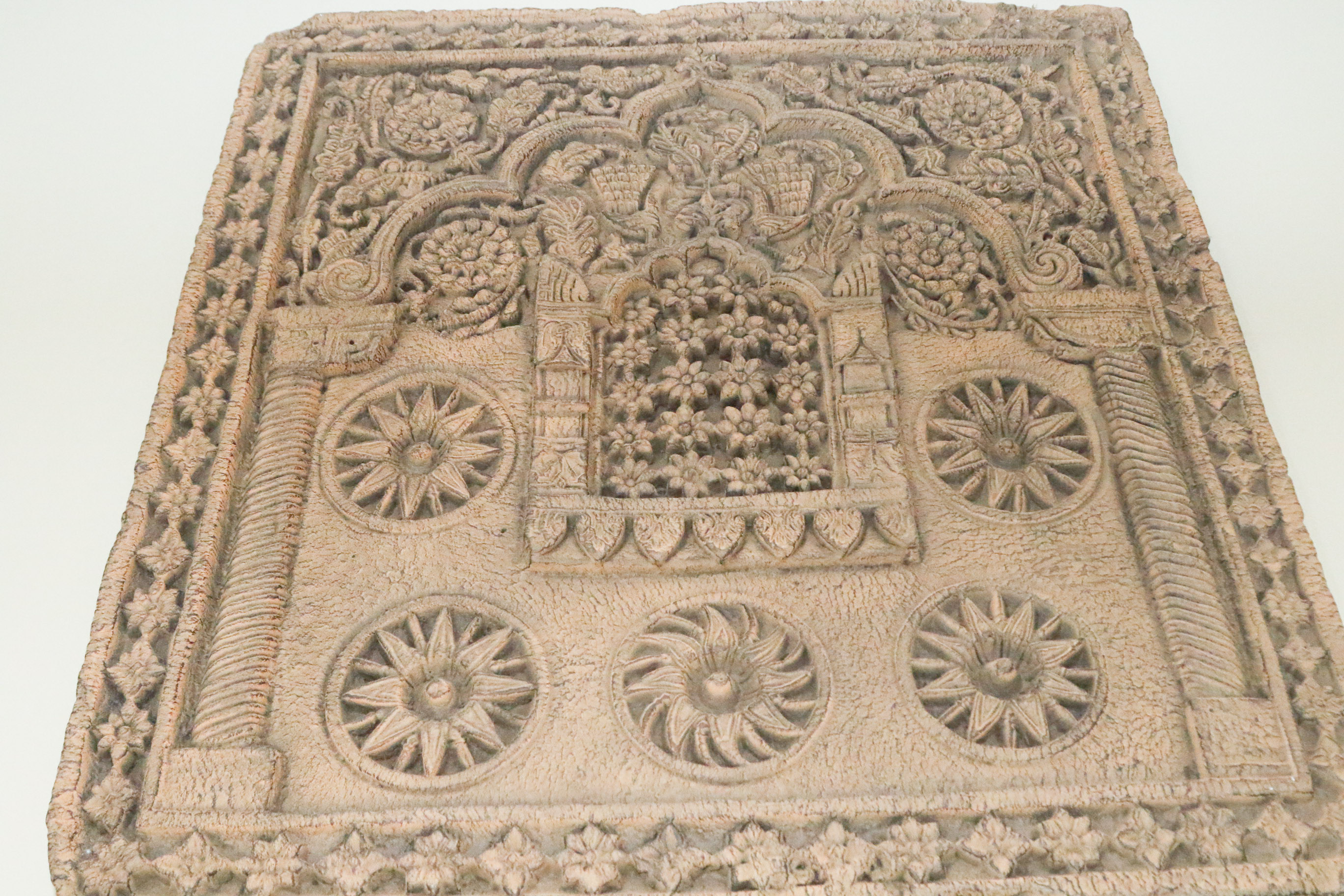 Faux Stone Relief Cast Wall Panel