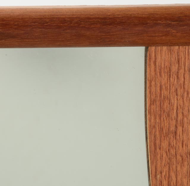 Danish Modern Teak Framed Mirror