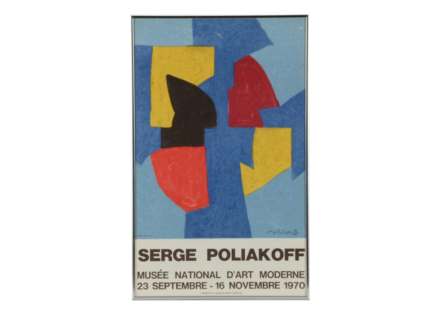 Serge Poliakoff 1970 Exhibition Poster