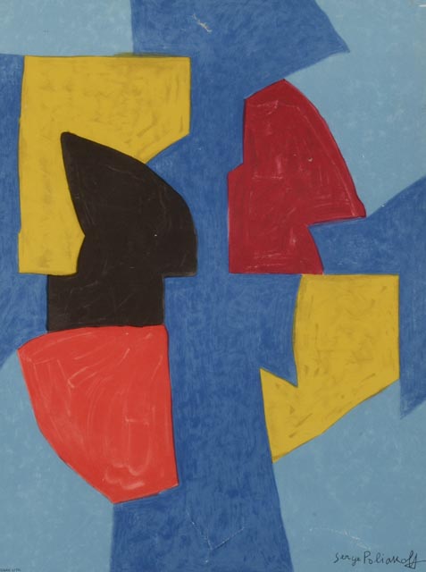 Serge Poliakoff 1970 Exhibition Poster