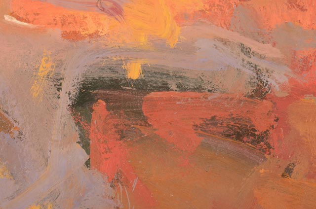 Roland Huston Abstract Acrylic Painting