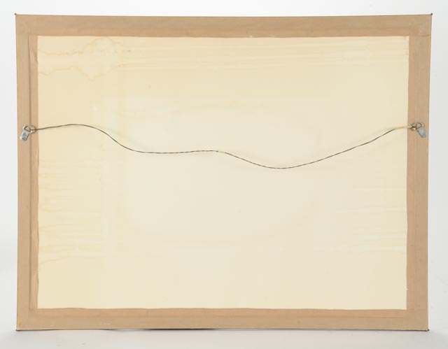 Ned Mou Hou Vintage Mixed Media Print "Bird of Paradise"