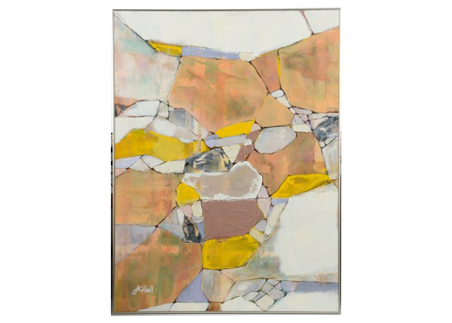 J.C. Hall Original Abstract Oil Painting
