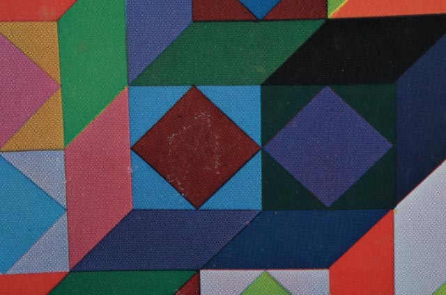 Vasarely Offset Lithograph Exhibition Poster