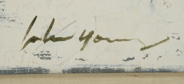 John Chin Young Original Abstract Oil Painting