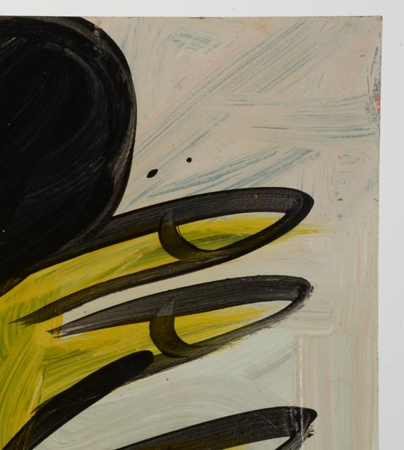 Peter Keil Original Abstract Oil on Board "Playing Ball"