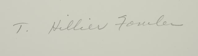 T. Hillier Fowler Serigraph "Big Time"