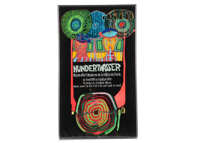 Hundertwasser 1975 Exhibition Poster