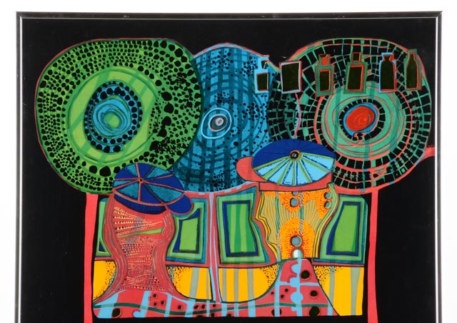 Hundertwasser 1975 Exhibition Poster