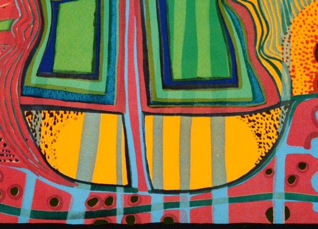 Hundertwasser 1975 Exhibition Poster