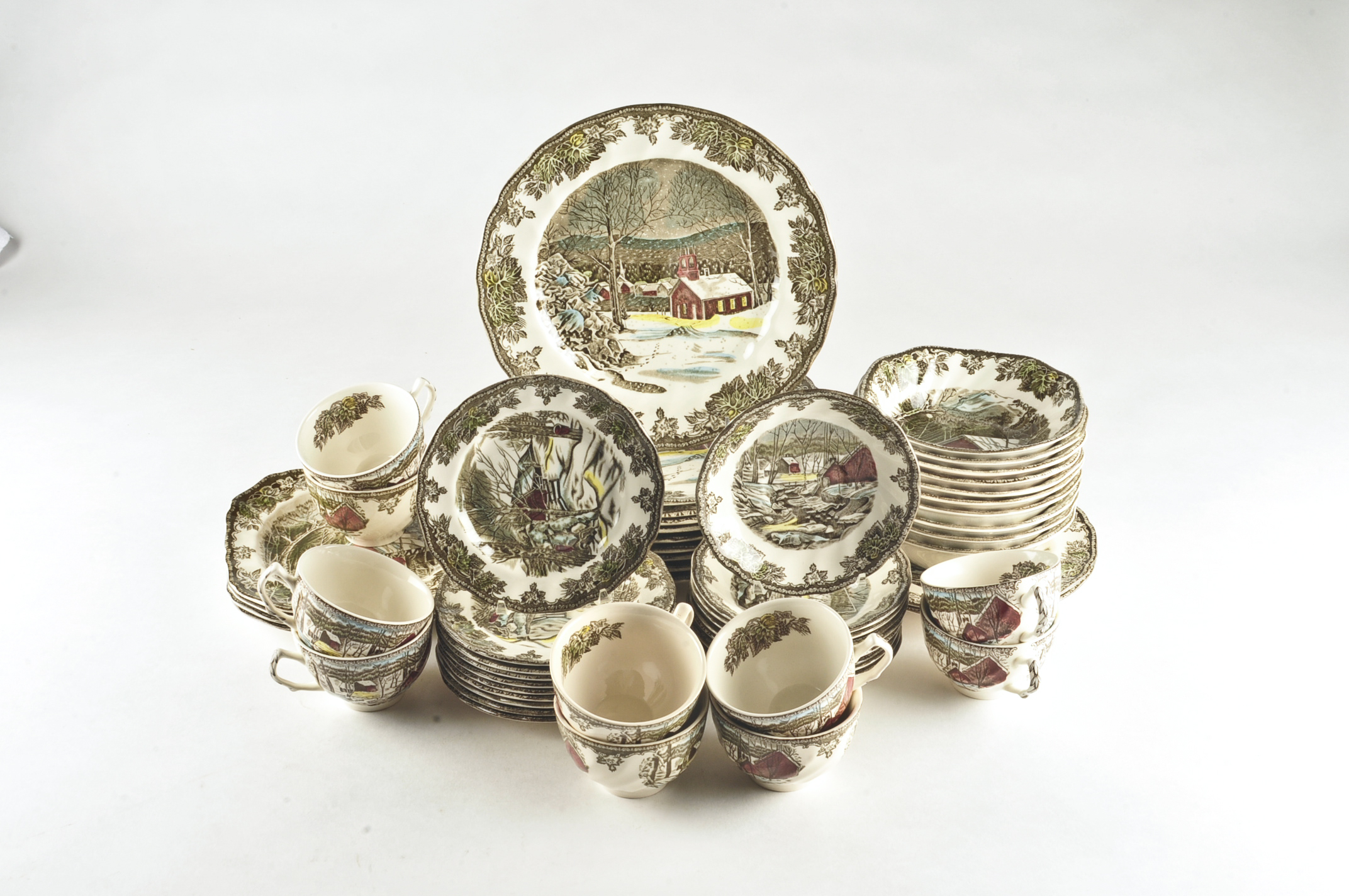 Johnson Bros "The Friendly Village" Dinnerware Set