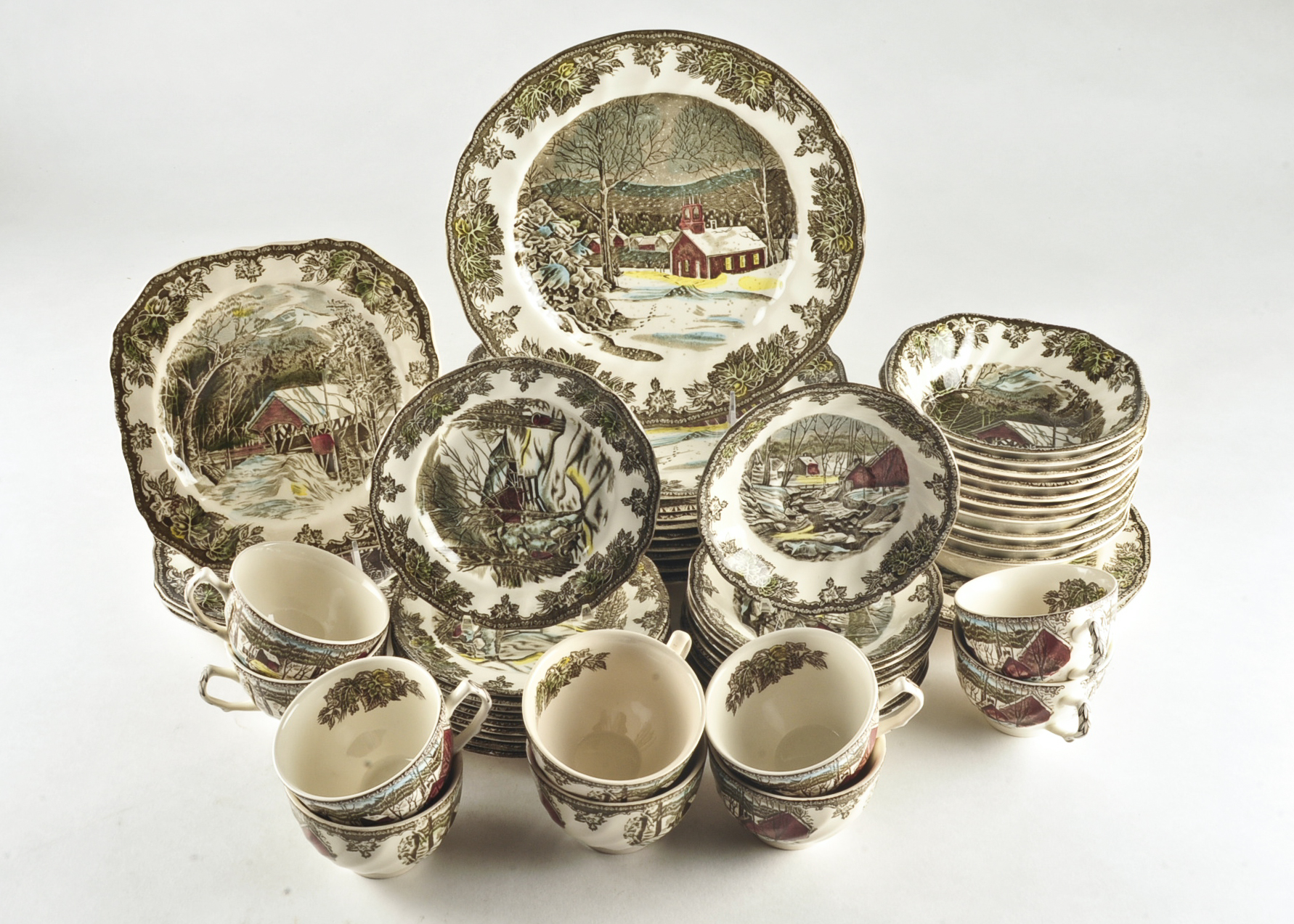 Johnson Bros "The Friendly Village" Dinnerware Set