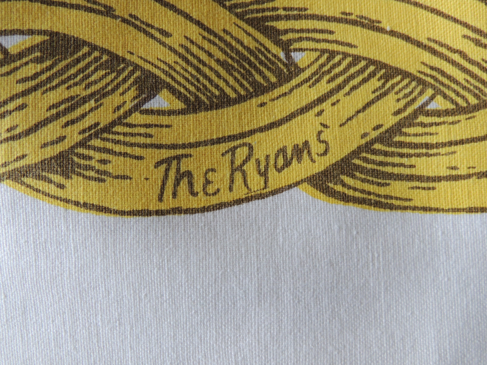 Vintage Apron, Linens and Crochet Bedspread