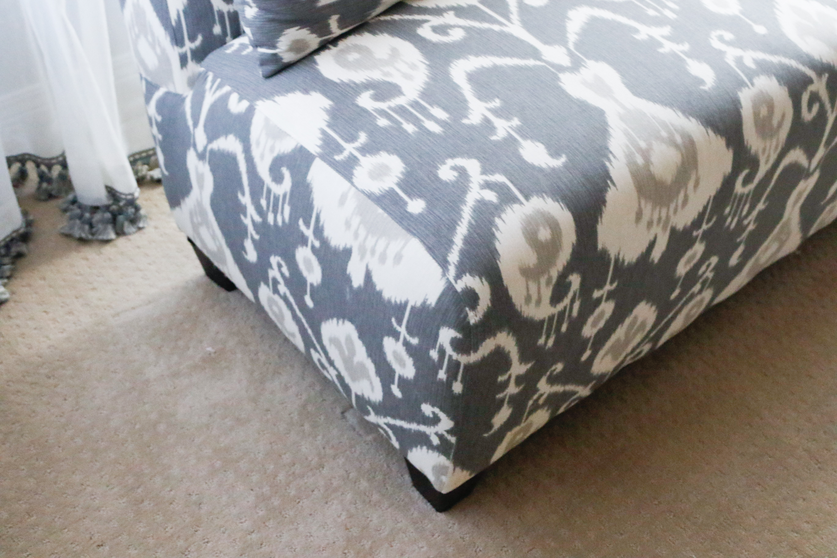 Ikat Armless Loveseat